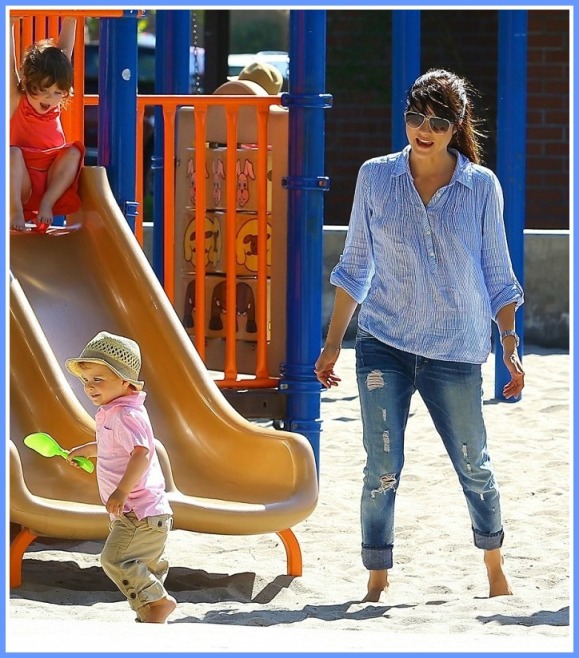 Selma Blair Spends Her Day With Baby Arthur 15